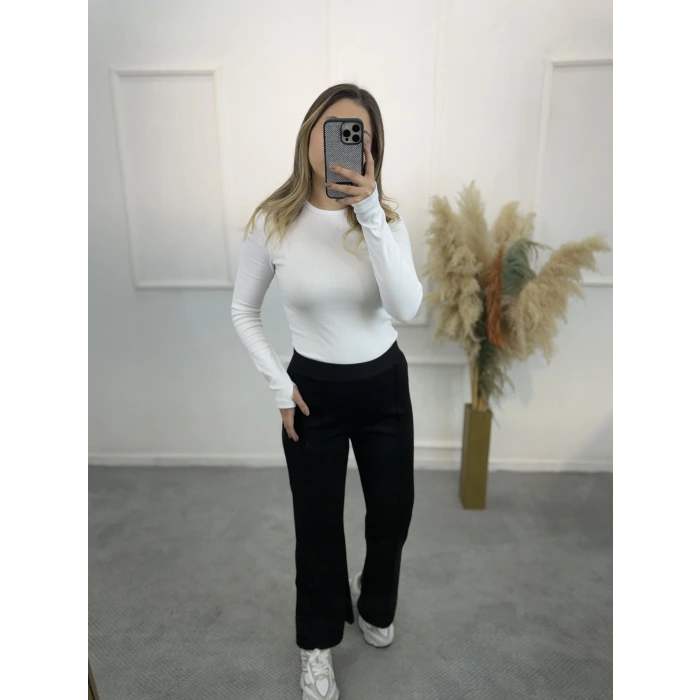 İkac Bymn Önü Çımalı İspanyol Pantolon