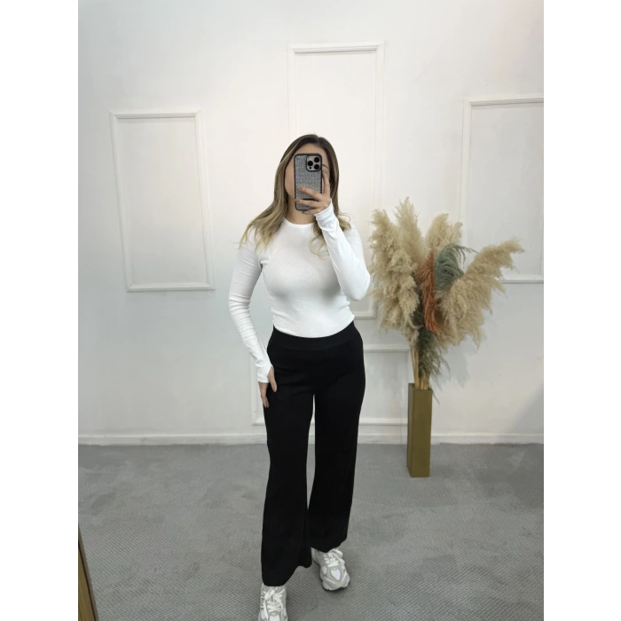 İkac Bymn Önü Çımalı İspanyol Pantolon