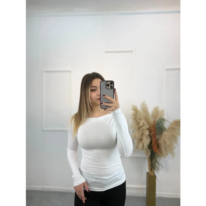 Pytor Degaje Yaka Yan Büzğülü Body