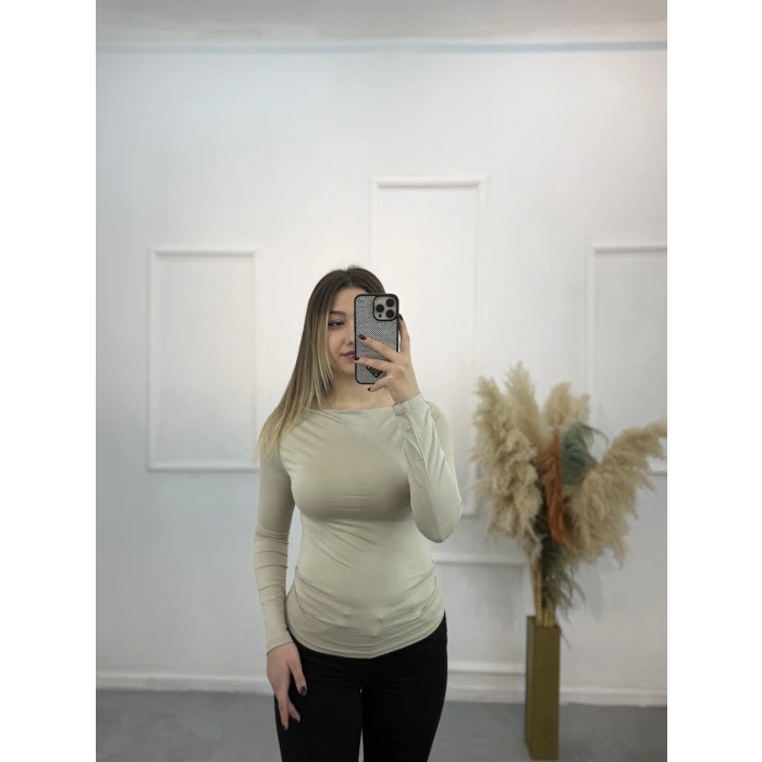 Pytor Degaje Yaka Yan Büzğülü Body