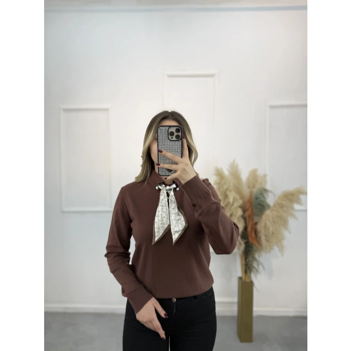 Fularlı Premium Seri Kazak