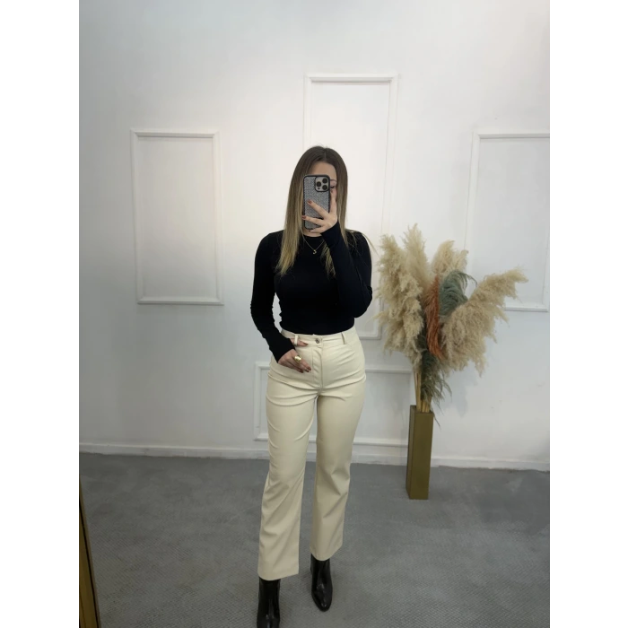 Mngo Model Deri Pantolon