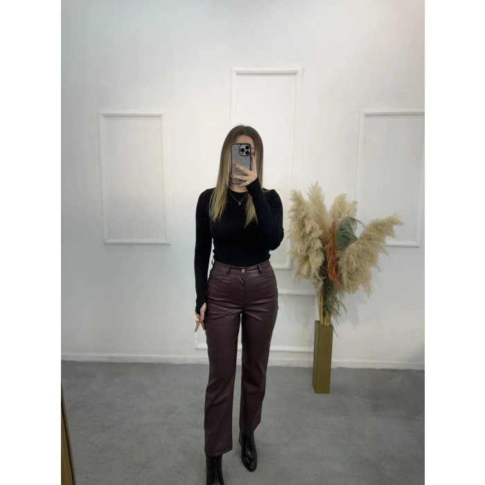 Mngo Model Deri Pantolon