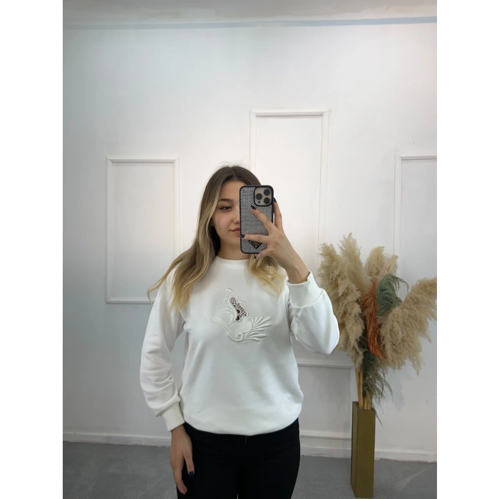 Taus Bymn Nakışlı Sweatshirt