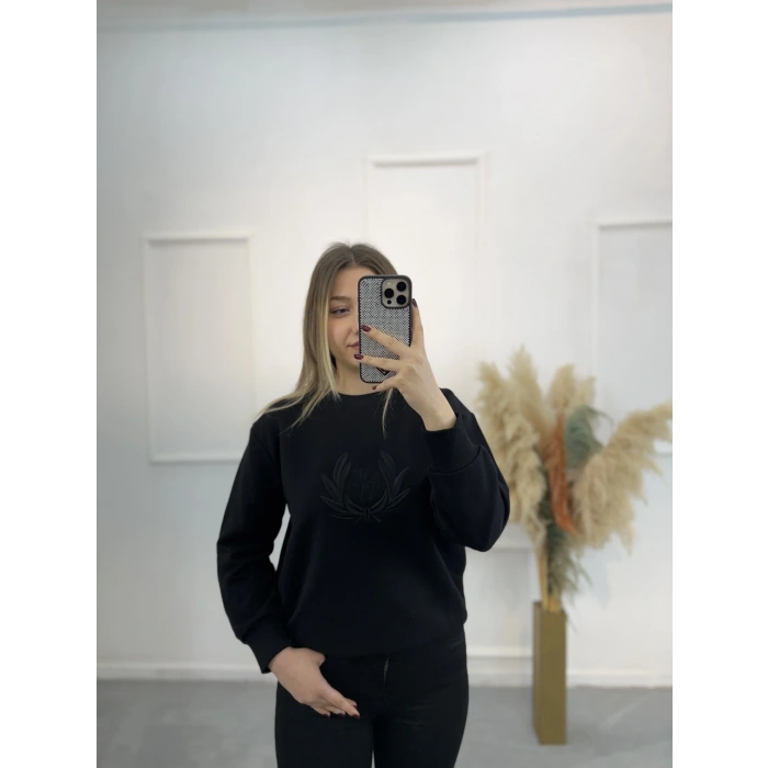 Stal Ntwork Nakışlı Sweatshirt