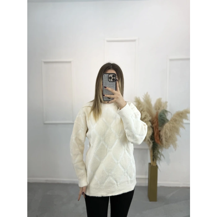 Livo Baklava Desenli Kazak