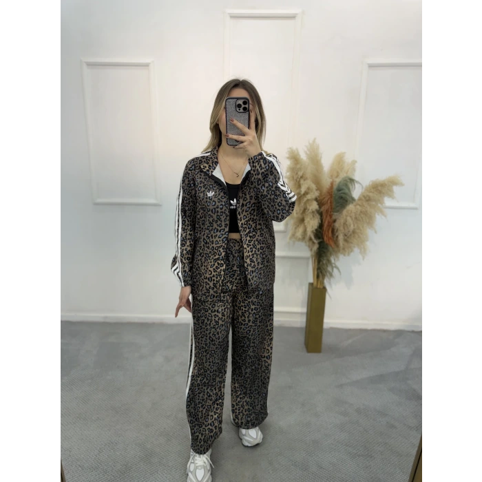 Addas Çizgi Şeritli İkili Takım