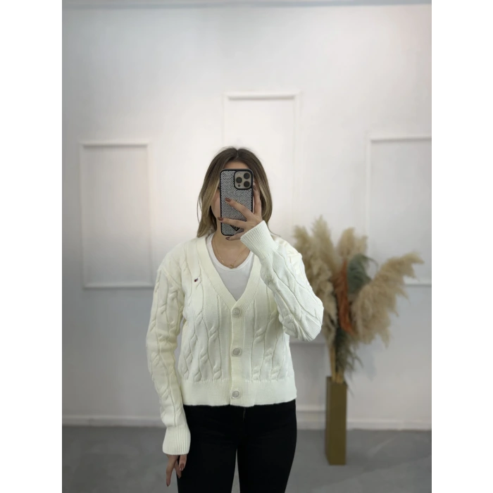 Tommy Hılf Düğmeli Hırka