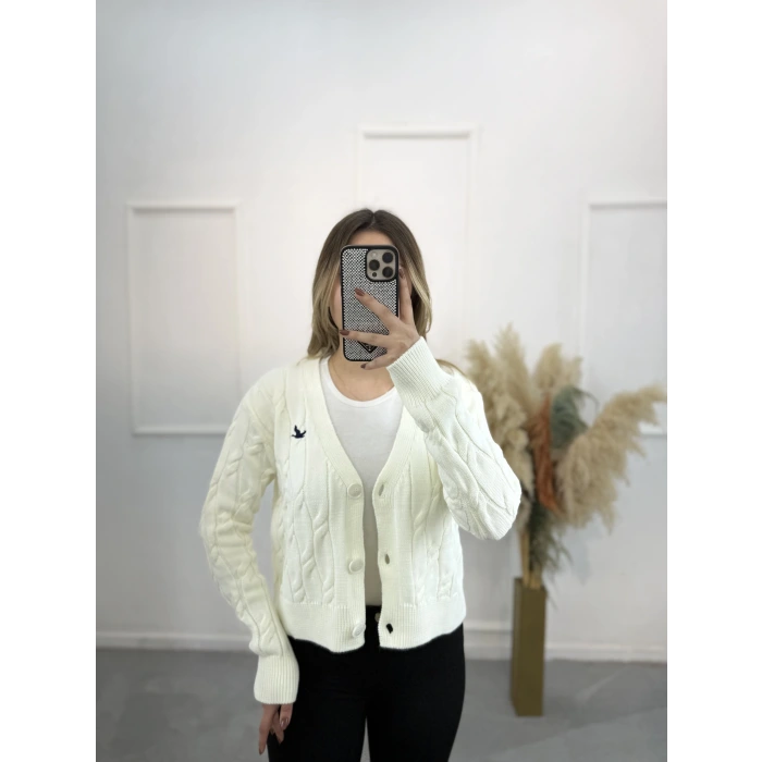 Bymn Clp Düğmeli Hırka