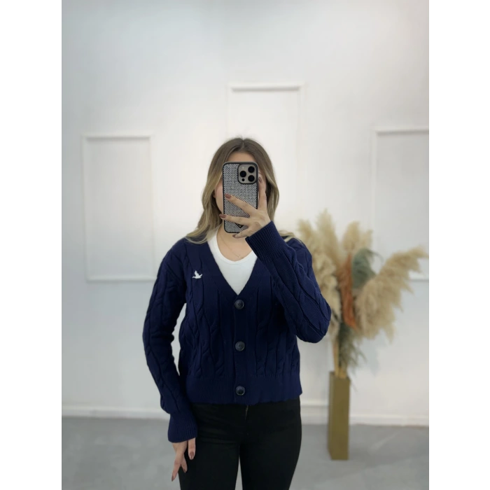 Bymn Clp Düğmeli Hırka