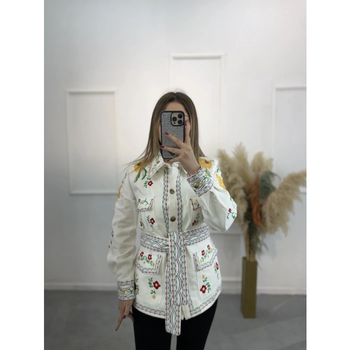 Vess Vanlentn Nakışlı Ceket