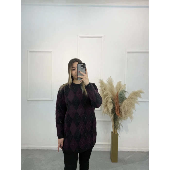 Vory Baklava Desen Simli Tunik