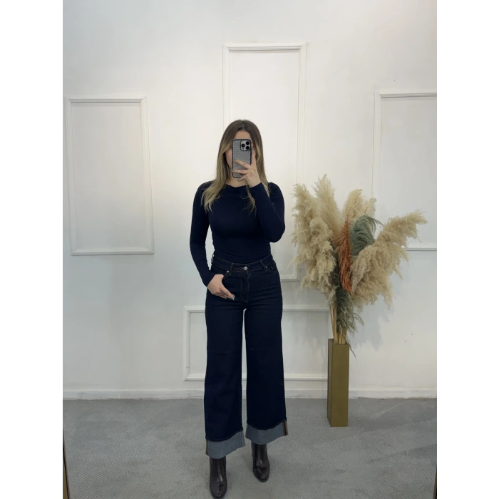 Bera Paça Katlı Likralı Jean