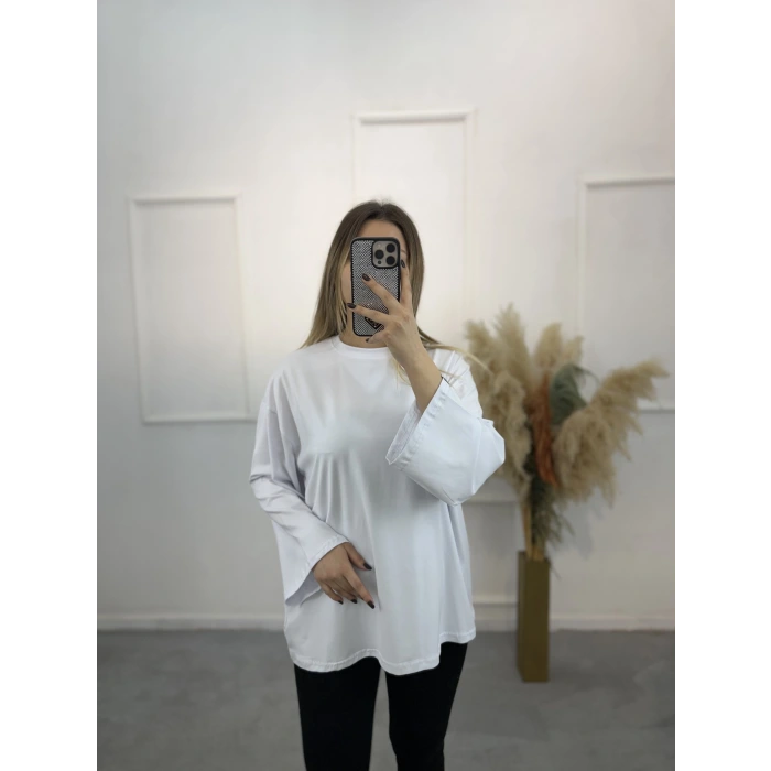 Winsome Kol Etiket Detaylı Basic Sweat