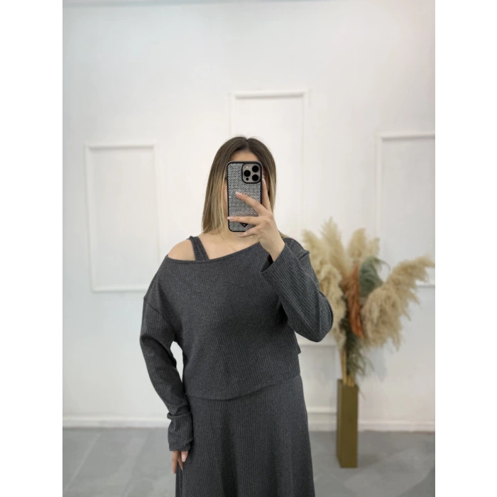 Ceri Kloş Örme Elbise