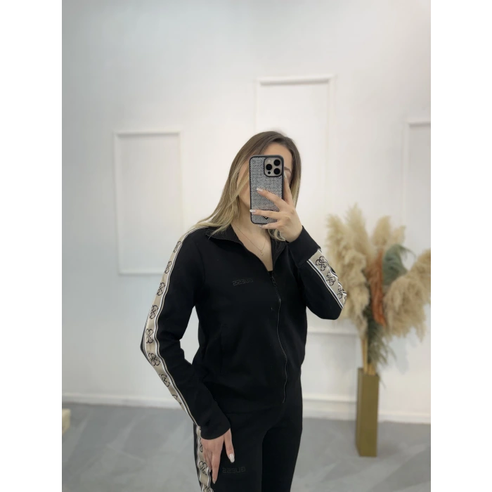 Libata Guess Logo Şeritli İkili Takım