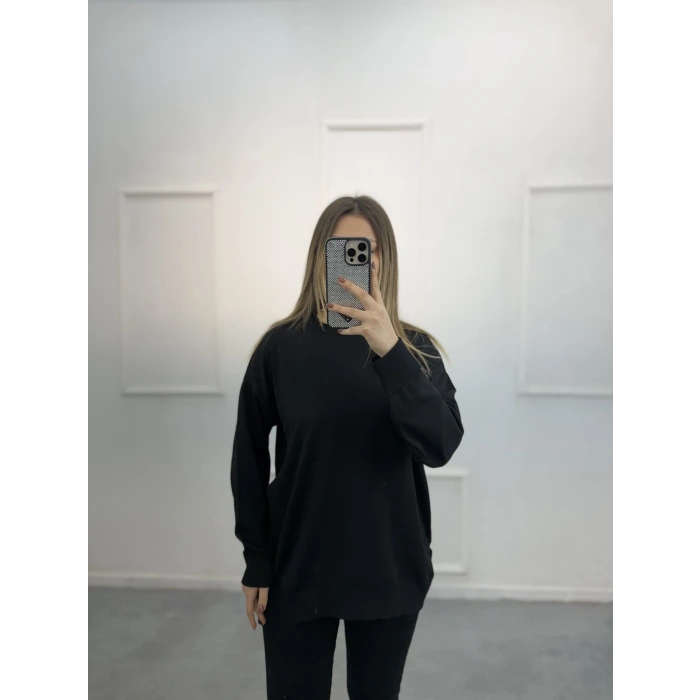 Ugly Yandan Düğmeli Merserize Tunik