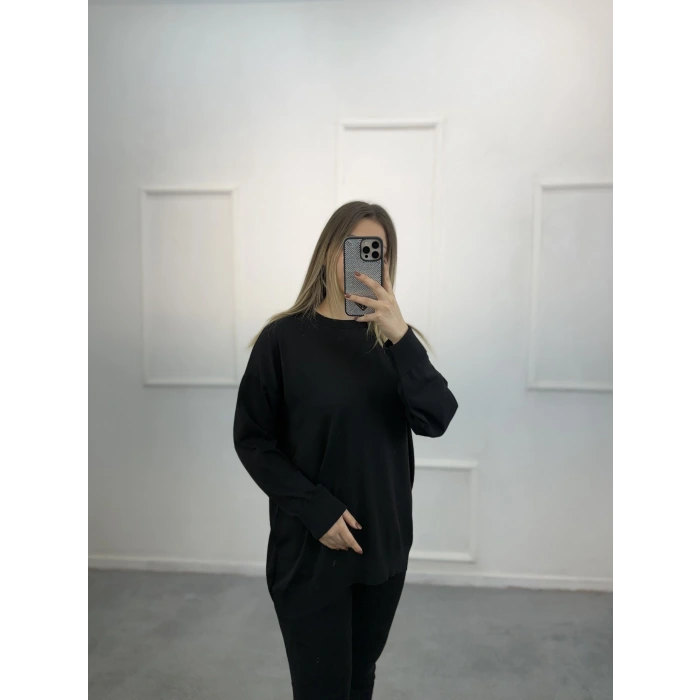 Ugly Yandan Düğmeli Merserize Tunik