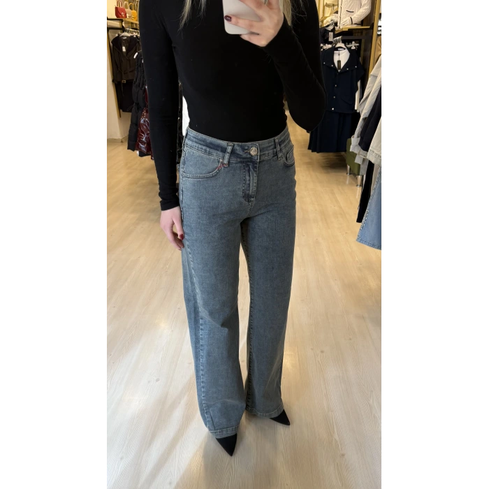 Wide Likralı Palazzo Jean