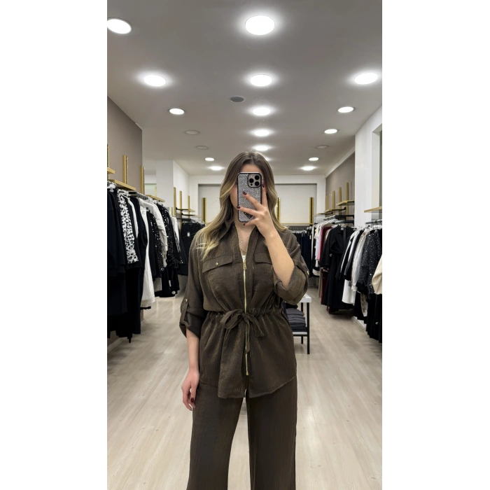 Treo Bel Büzgülü Premium İkili Takım