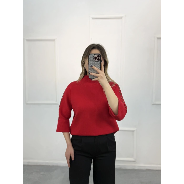 Korsman Taş Detaylı Kazak