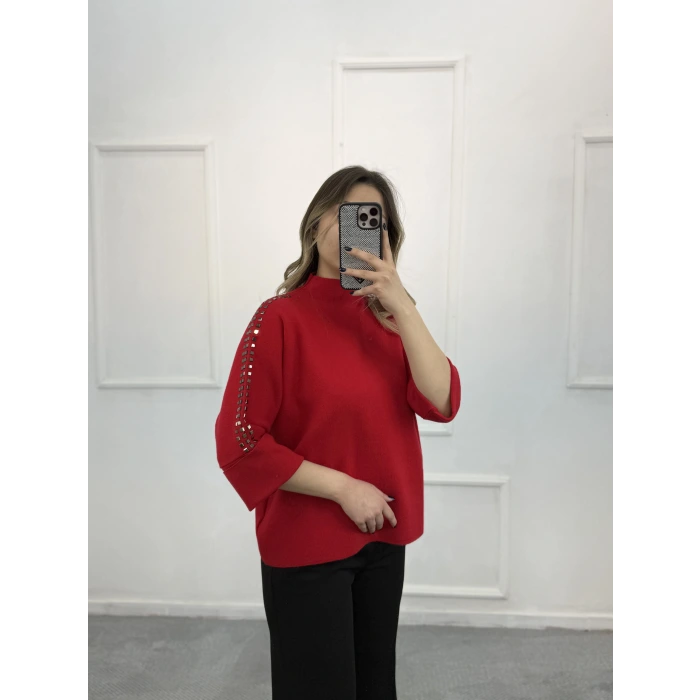 Korsman Taş Detaylı Kazak