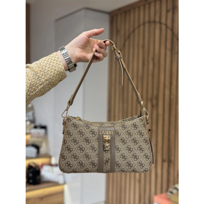 Gss Logolu Kilit Detaylı Omuz Çantası