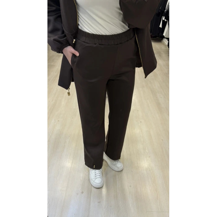 Omzu Fermuar Detaylı Scuba İkili Takım