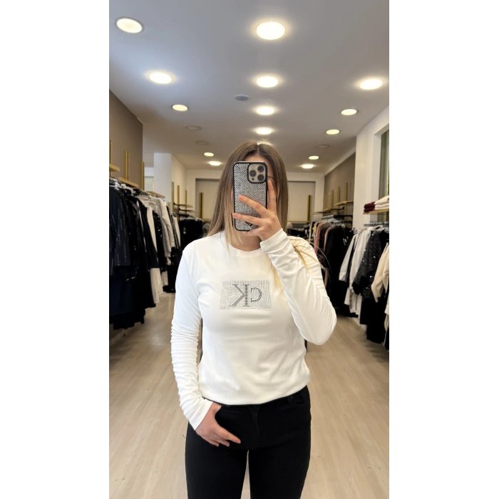 Ck Serpme Taşlı Bady