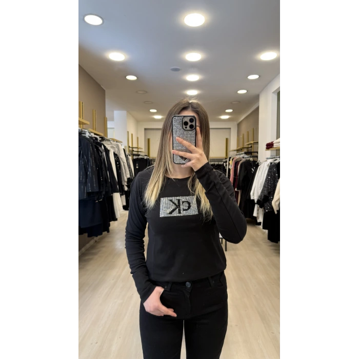 Ck Serpme Taşlı Bady