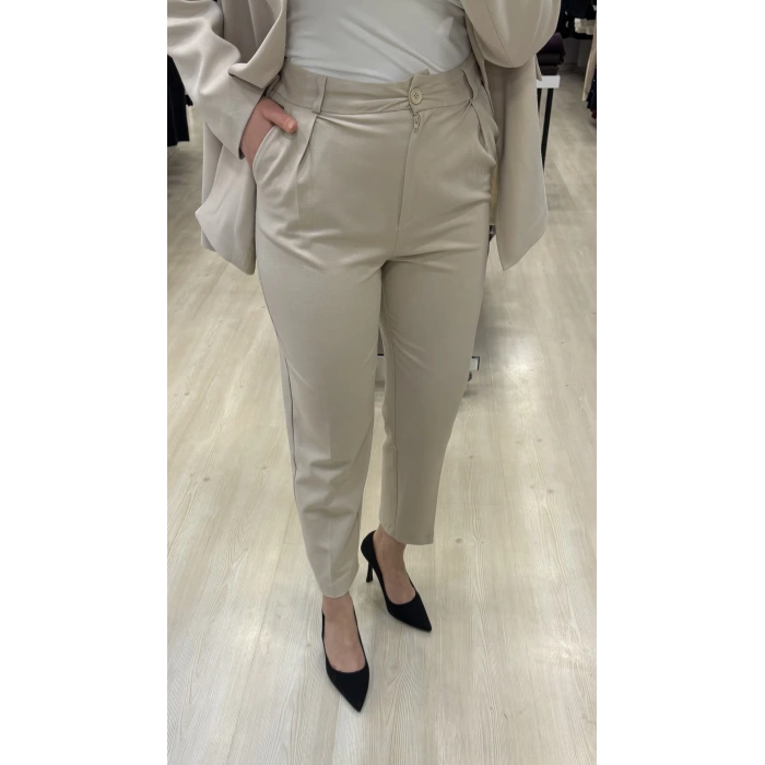 Merry Kruvaze Yaka Blazer İkili Takım