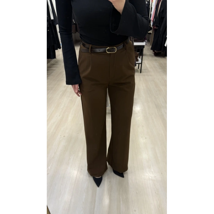 Wike Kendinden Kemerli Palazzo Pantolon