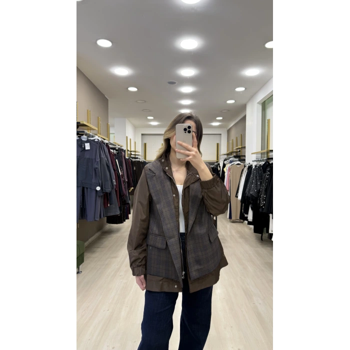 Orj.Marka Ekose Garnili Ceket