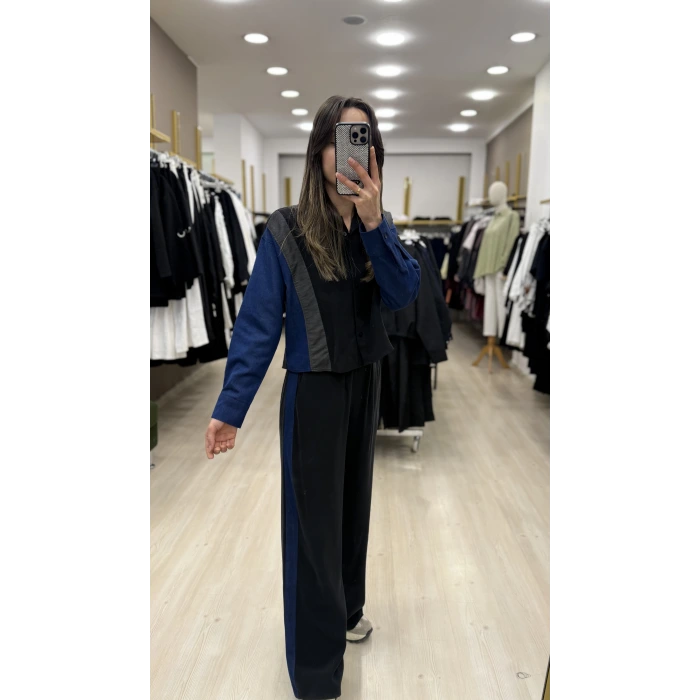 İpkyl Denim Detaylı İkili Takım