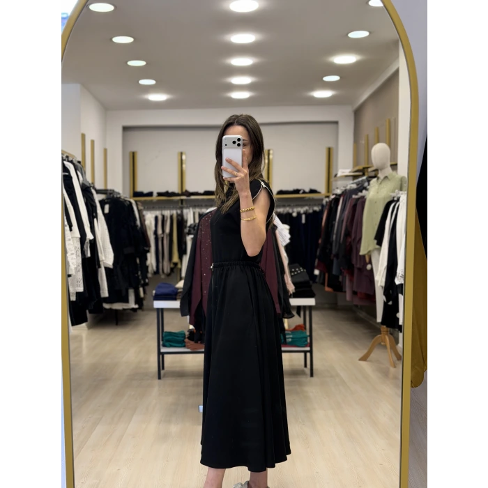 Conic Modal Fermuar Detaylı Etekli İkili Takım