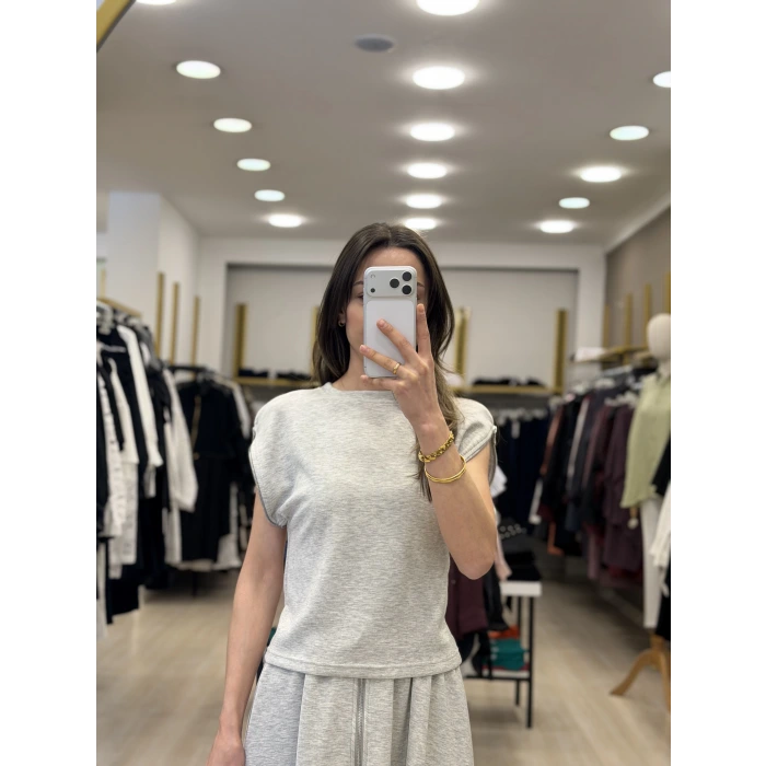 Conic Modal Fermuar Detaylı Etekli İkili Takım