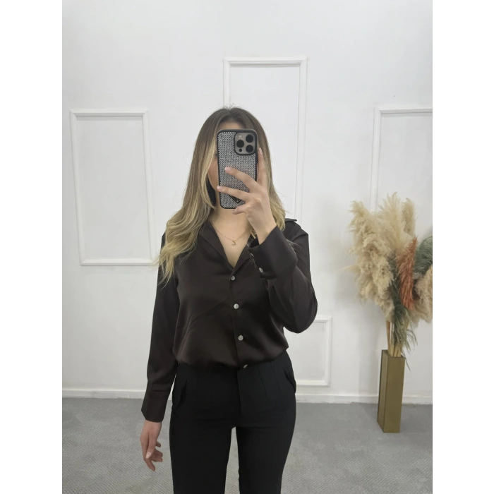 Karew Pamuklu Saten Gömlek