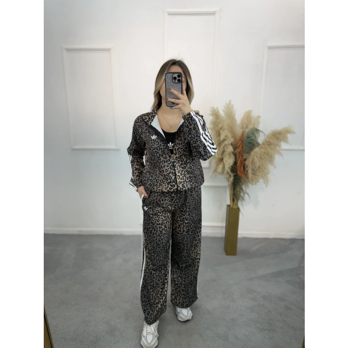 Addas Çizgi Şeritli İkili Takım