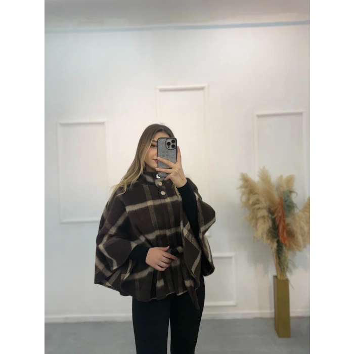 Bev Ekose Desen Panço Ceket