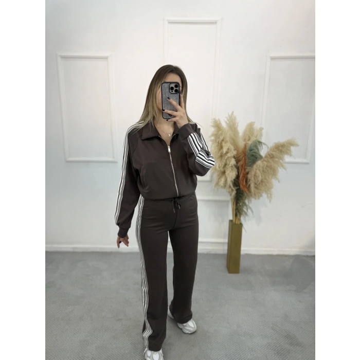 Çizgi Şeritli Modal İkili Takım