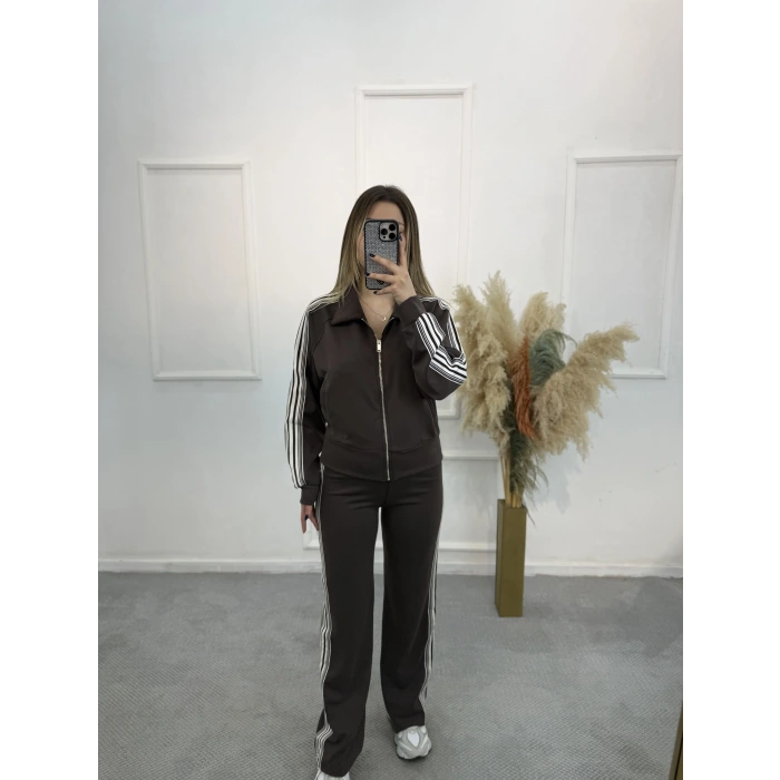 Çizgi Şeritli Modal İkili Takım