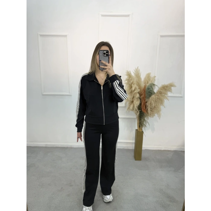 Çizgi Şeritli Modal İkili Takım