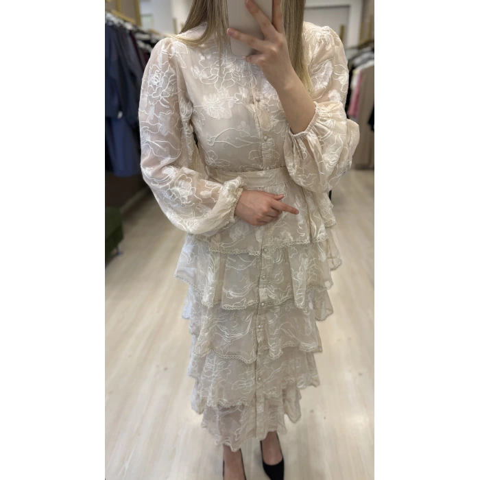 Fortillow Kat Kat Volonlu Elbise