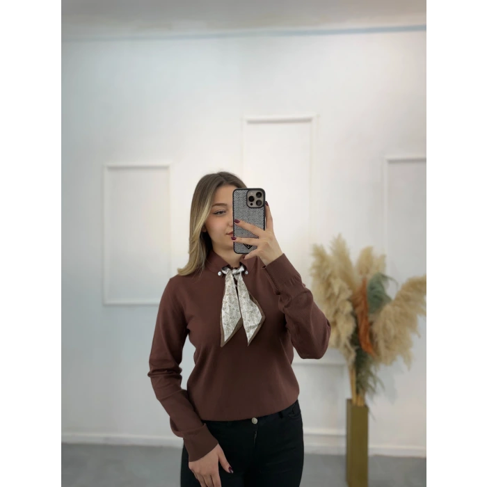 Fularlı Premium Seri Kazak