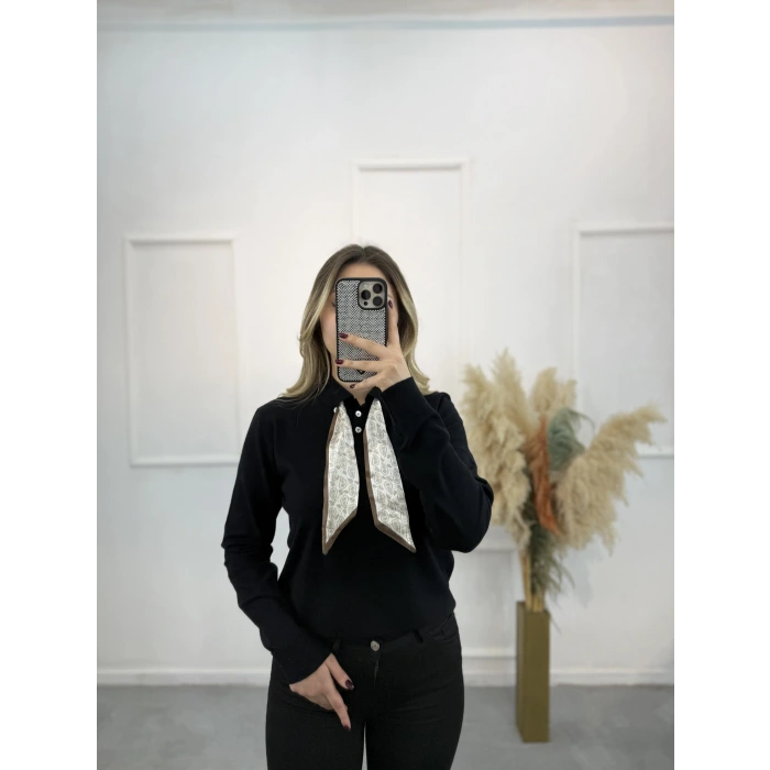 Fularlı Premium Seri Kazak