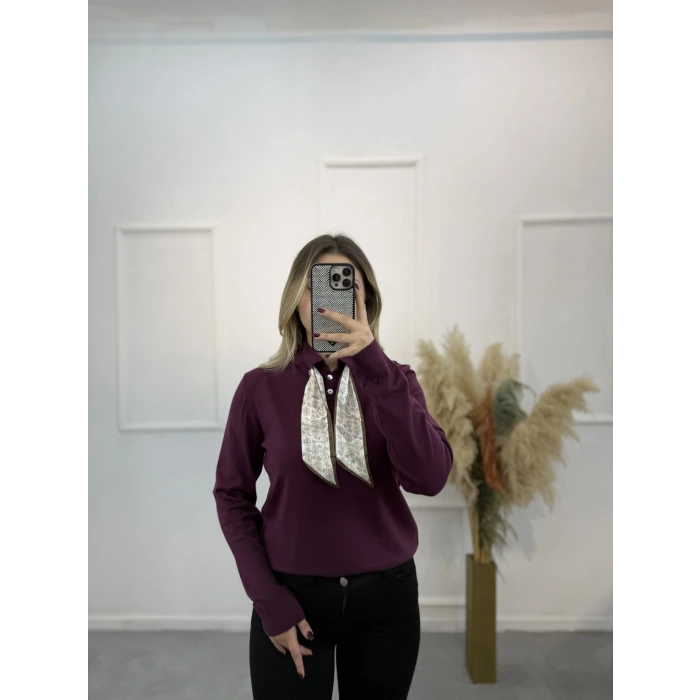 Fularlı Premium Seri Kazak