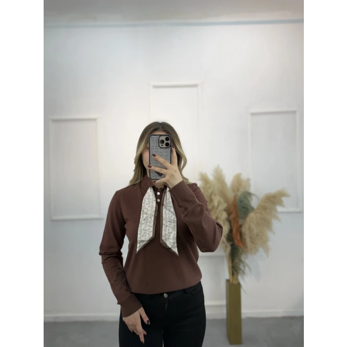 Fularlı Premium Seri Kazak