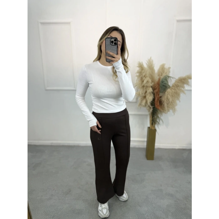 İkac Bymn Önü Çımalı İspanyol Pantolon