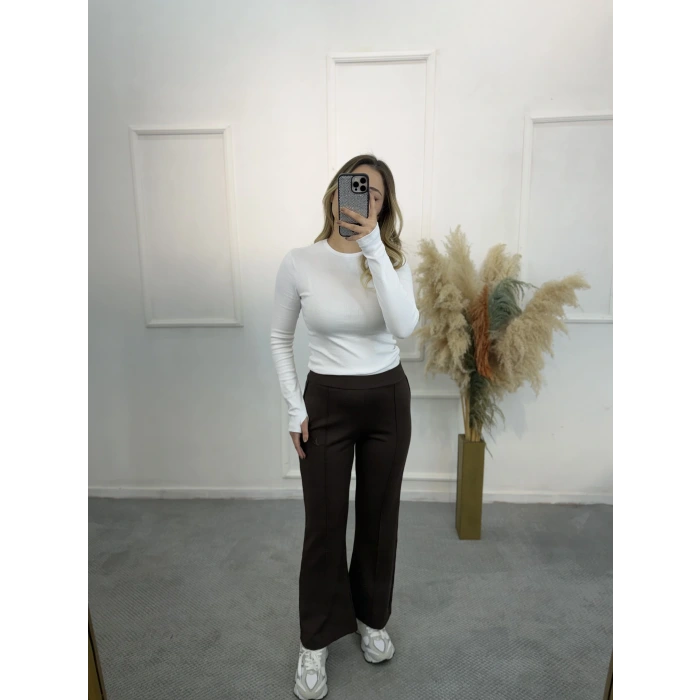 İkac Bymn Önü Çımalı İspanyol Pantolon