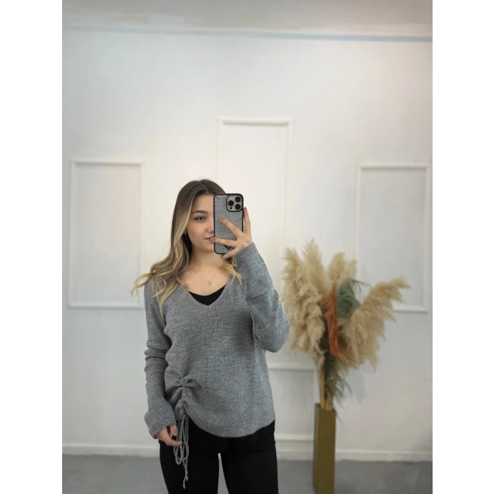 Inefable Yandan Büzgülü Kazak